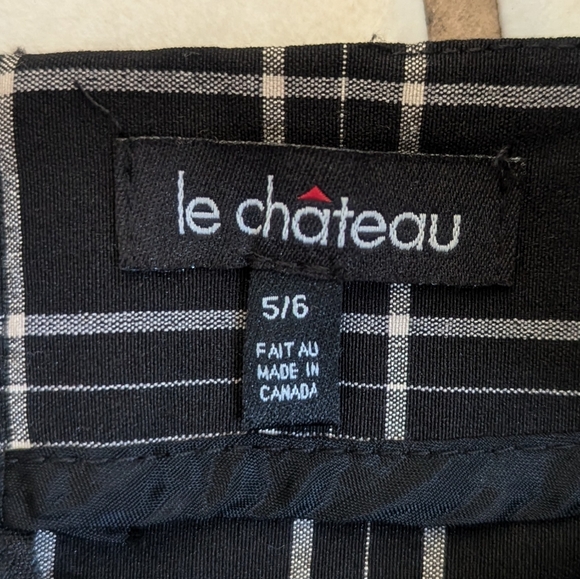 VINTAGE  Le Chateau Plaid Mini Skirt - Picture 4 of 4